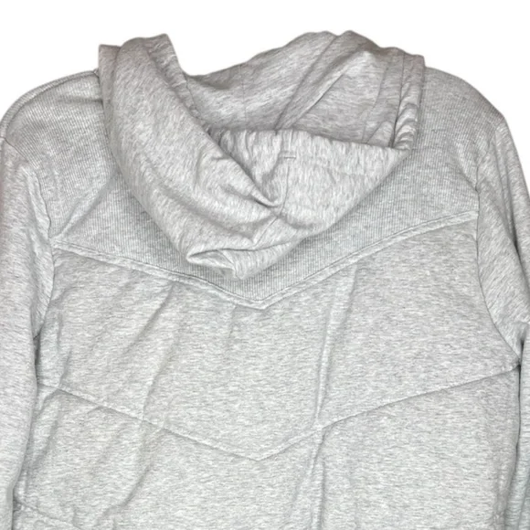Old Navy Women’s Light Gray Full Zip-Up Hoodie Fleece Sweatshirt SZ XL - Picture 8 of 8
